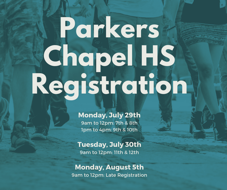 High School Registration Dates Announced