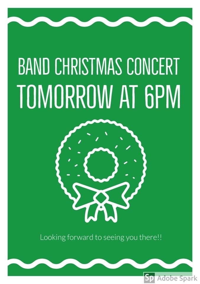 2019 Christmas Band Concert