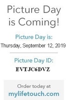 Elementary Picture Day is on Thursday September 12th