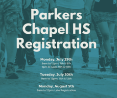 High School Registration Dates Announced